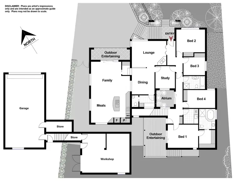 Floorplan of Homely house listing, 3 Moodie Street, Farrer ACT 2607