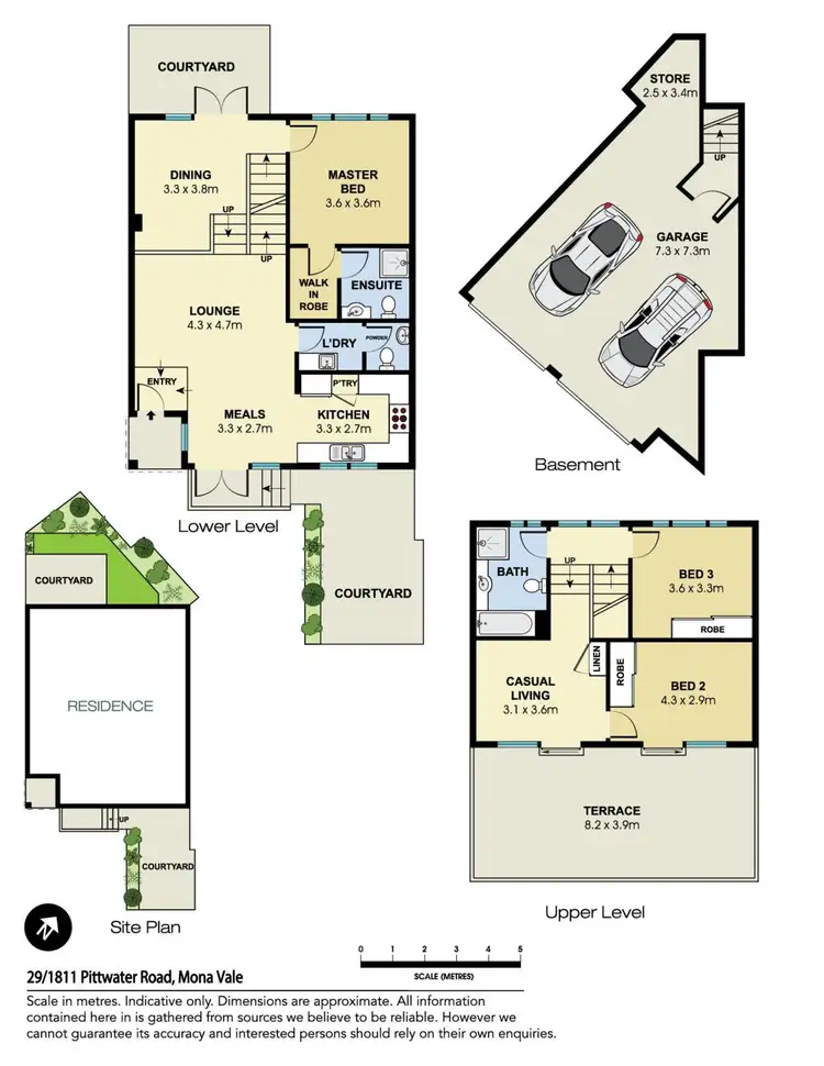 Floorplan of Homely townhouse listing, 29/1811 Pittwater Road, Mona Vale NSW 2103