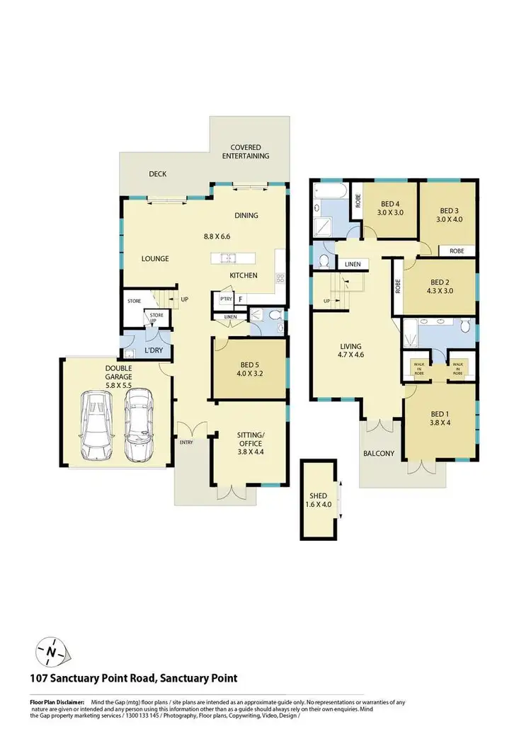 Floorplan of Homely house listing, 107 Sanctuary Point Road, Sanctuary Point NSW 2540