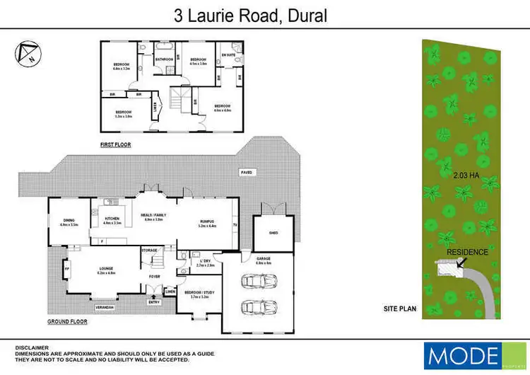 Floorplan of Homely house listing, 3 Laurie Road, Dural NSW 2158
