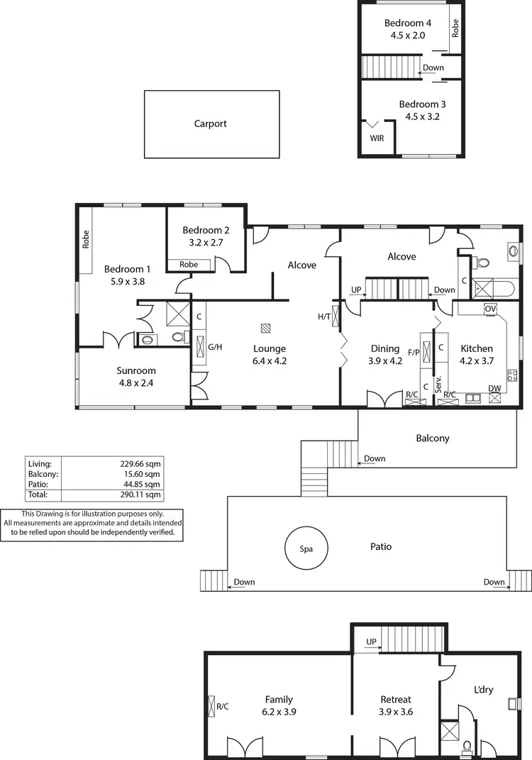 Floorplan of Homely house listing, 51 Wyatt Road, Burnside SA 5066
