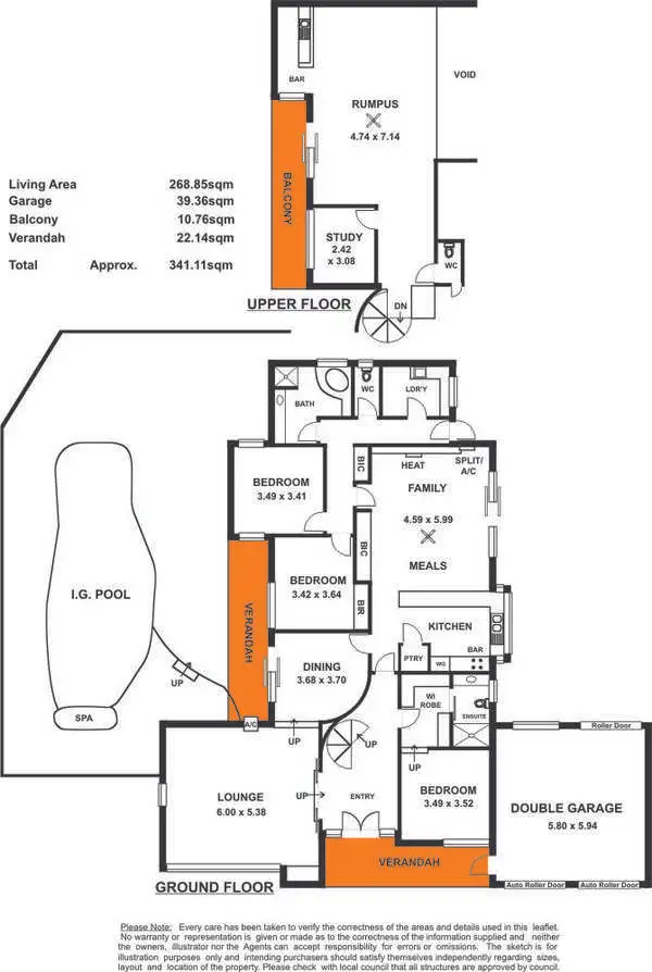 Floorplan of Homely house listing, 13 Antigua Grove, West Lakes SA 5021
