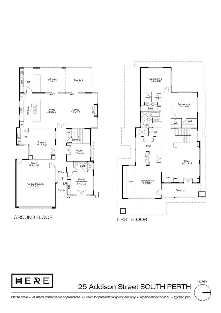 Floorplan of Homely house listing, 25 Addison Street, South Perth WA 6151