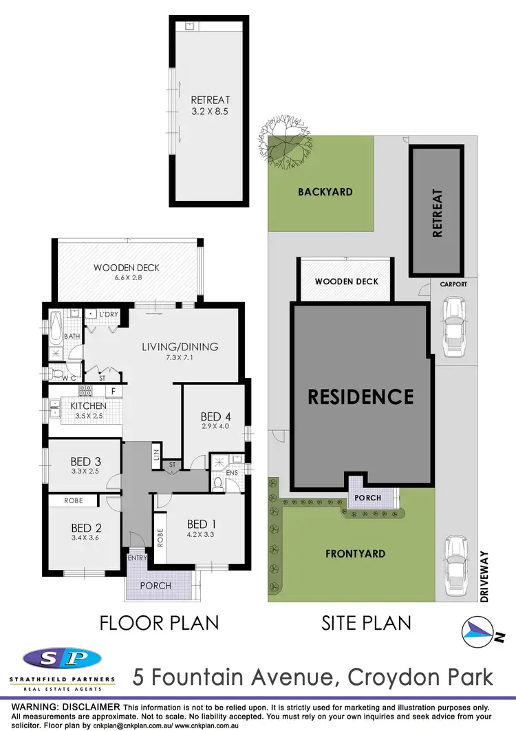 Floorplan of Homely house listing, 5 Fountain Avenue, Croydon Park NSW 2133