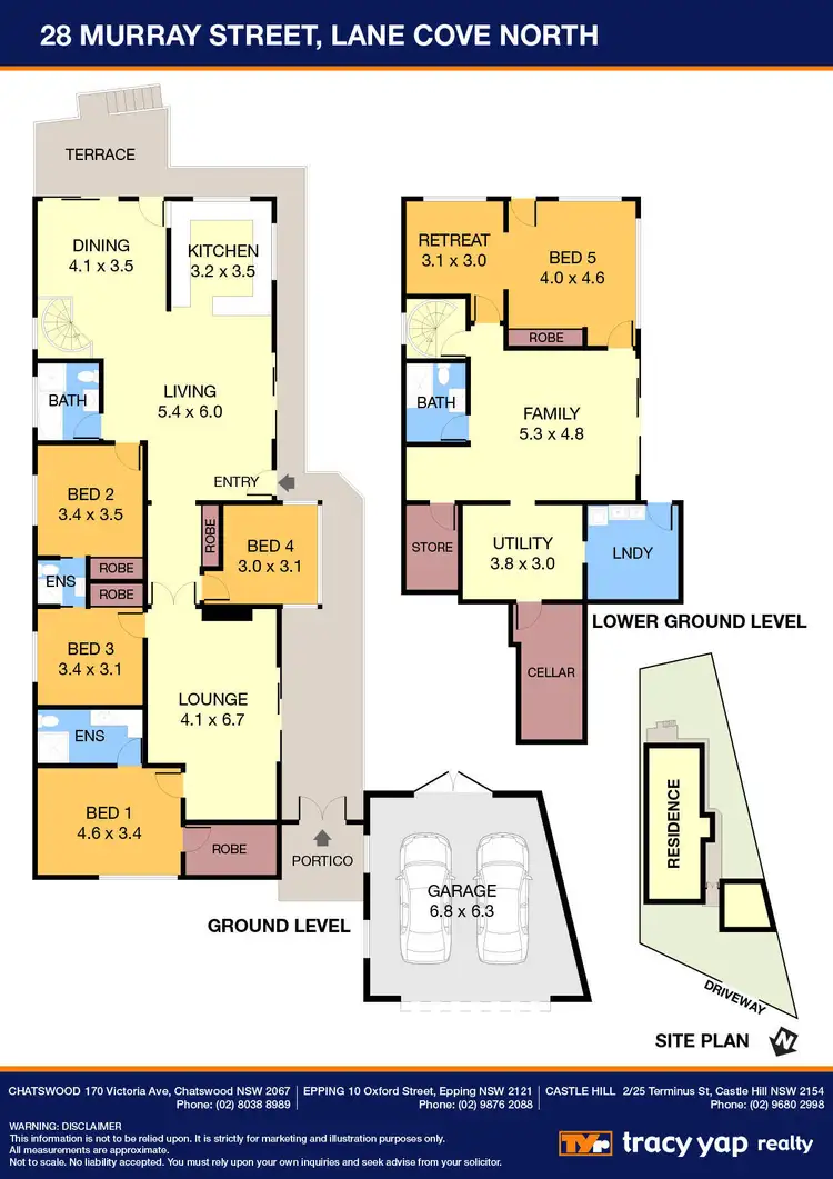 Floorplan of Homely house listing, 28 Murray Street, Lane Cove NSW 2066