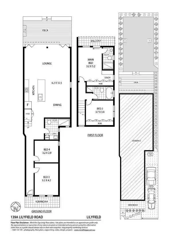 Floorplan of Homely house listing, 139A Lilyfield Road, Lilyfield NSW 2040