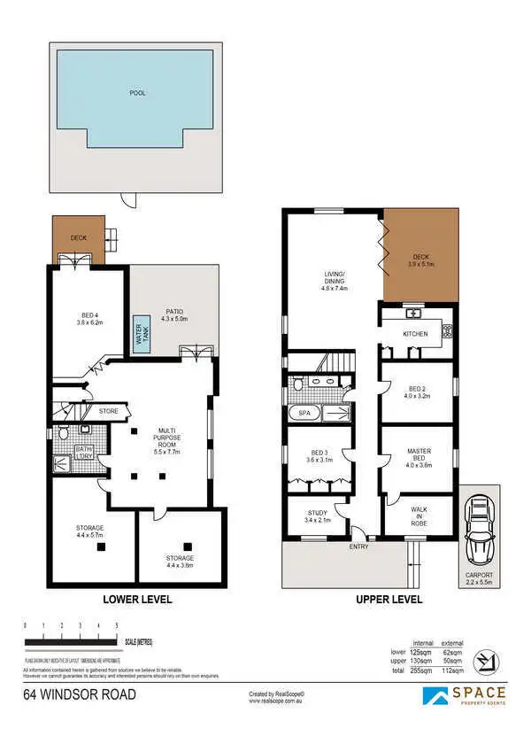 Floorplan of Homely house listing, 64 Windsor Road, Red Hill QLD 4059