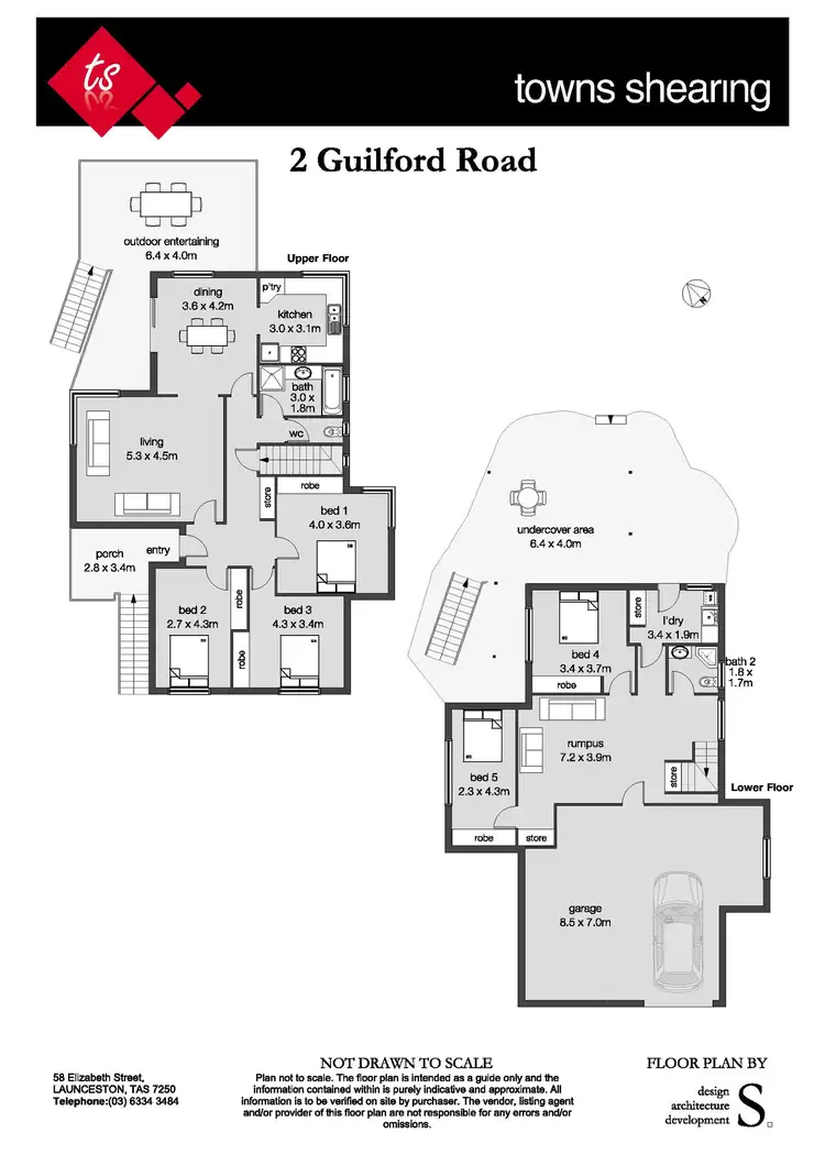 Floorplan of Homely house listing, 2 Guilford Road, Riverside TAS 7250
