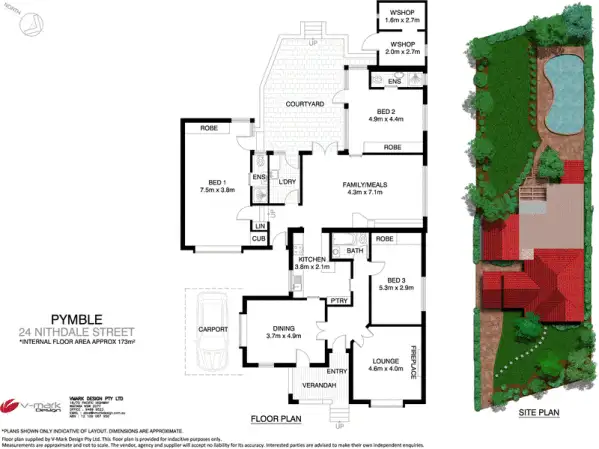 Floorplan of Homely house listing, 24 Nithdale Street, Pymble NSW 2073