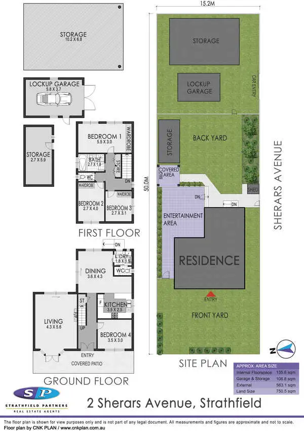 Floorplan of Homely house listing, 2 Sherars Avenue, Strathfield NSW 2135