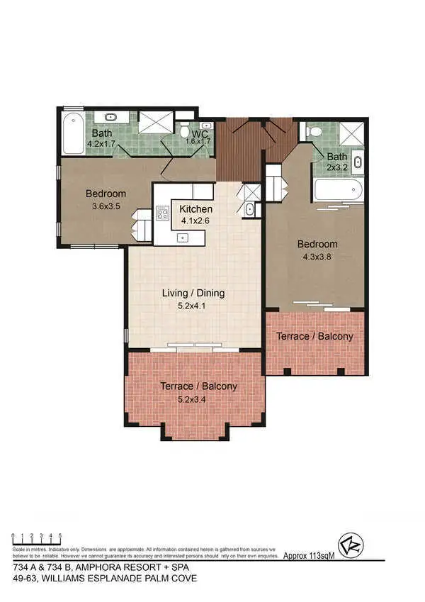 Floorplan of Homely unit listing, 49-63 Williams Esplanade, Palm Cove QLD 4879