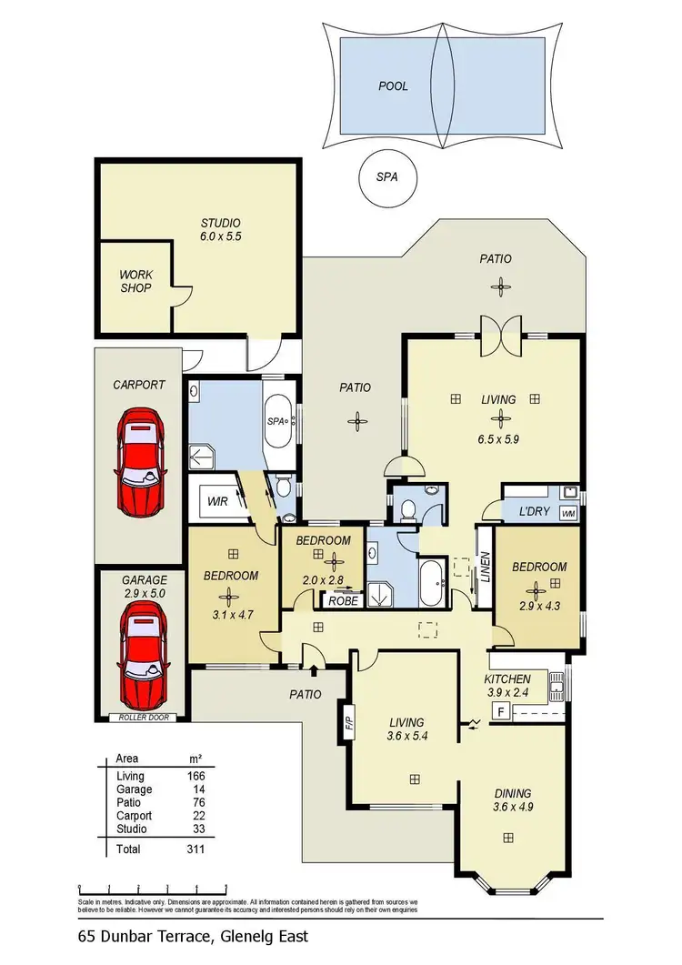Floorplan of Homely house listing, 65 Dunbar Terrace, Glenelg East SA 5045