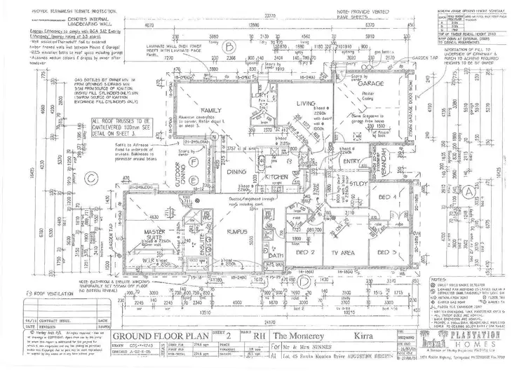 Floorplan of Homely house listing, 40 Santa Monica Drive, Augustine Heights QLD 4300