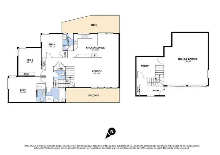 Floorplan of Homely townhouse listing, 2/46-48 The Grove, Austinmer NSW 2515