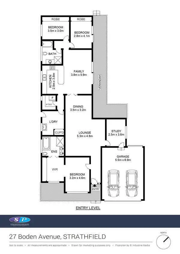 Floorplan of Homely house listing, 27 Boden Avenue, Strathfield NSW 2135
