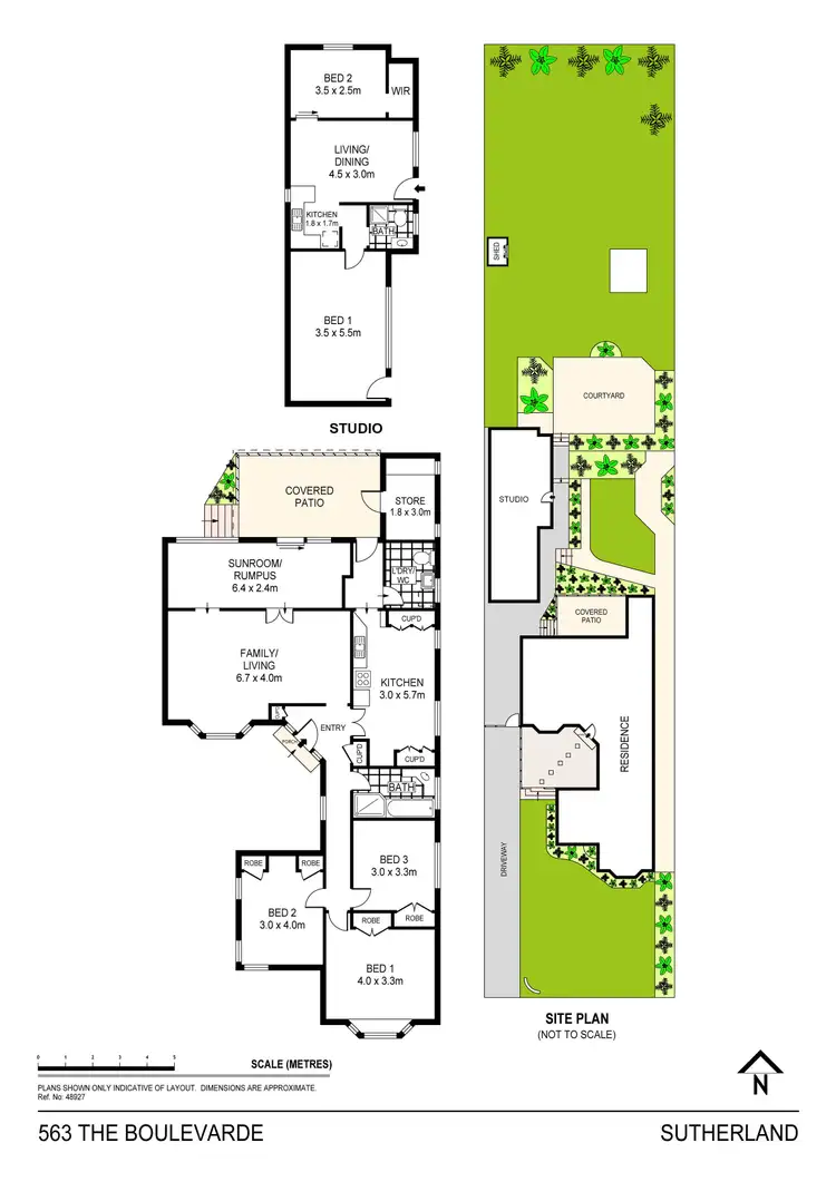 Floorplan of Homely house listing, 563 The Boulevarde, Sutherland NSW 2232