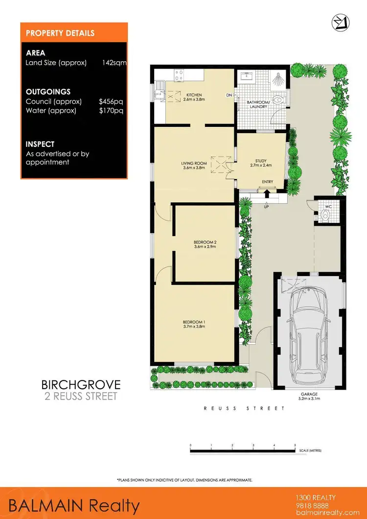 Floorplan of Homely house listing, 2 Reuss Street, Birchgrove NSW 2041