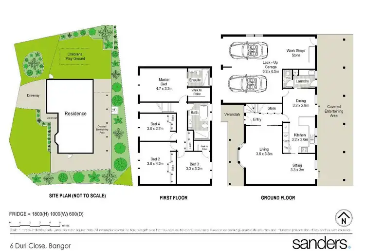 Floorplan of Homely house listing, 6 Duri Close, Bangor NSW 2234