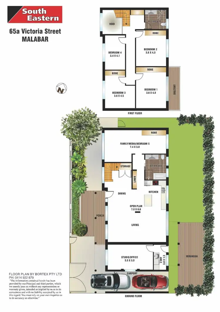 Floorplan of Homely house listing, 65A Victoria Street, Malabar NSW 2036