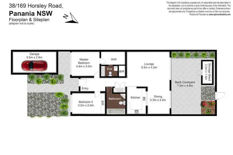 Floorplan of Homely villa listing, 38/169 Horsley Road, Panania NSW 2213