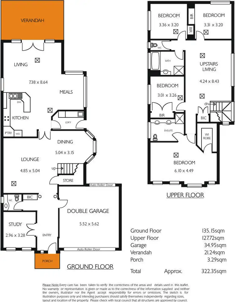 Floorplan of Homely house listing, 6 St Georges Way, Magill SA 5072