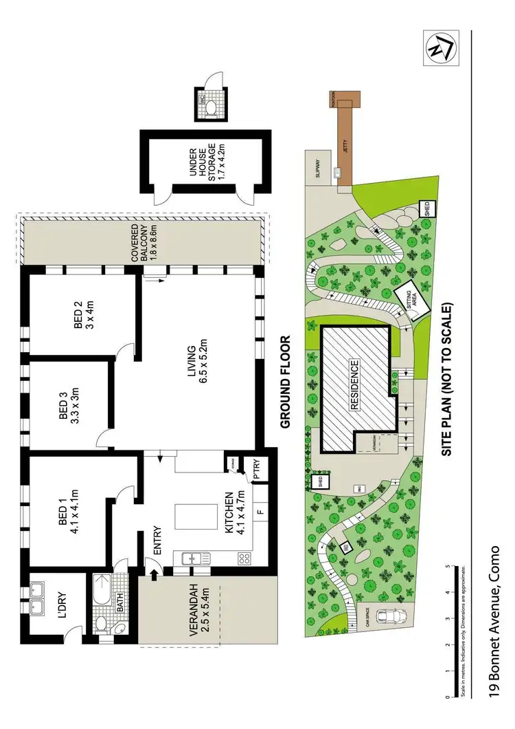 Floorplan of Homely house listing, 19 Bonnet Avenue, Como NSW 2226
