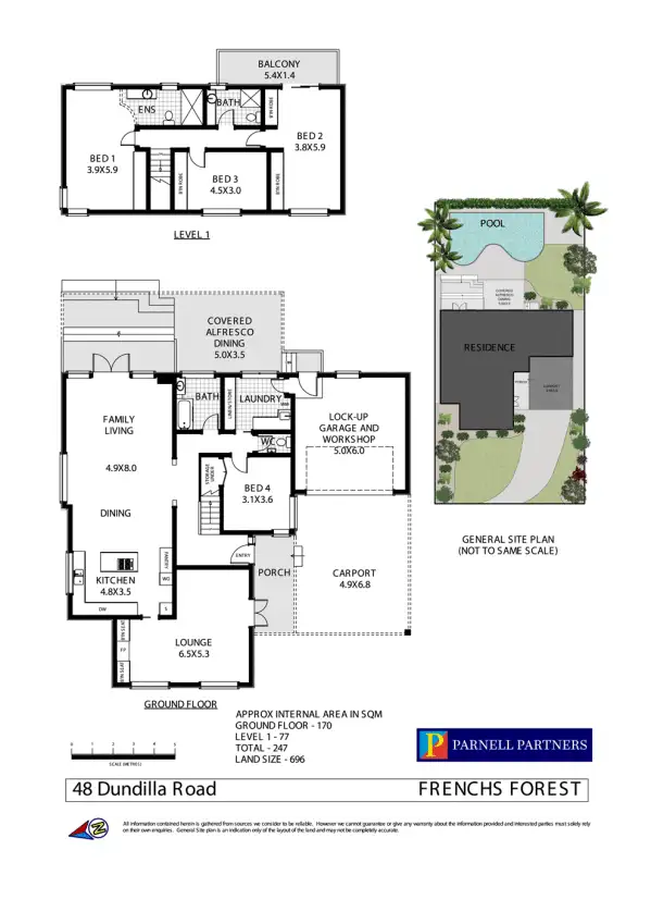 Floorplan of Homely house listing, 48 Dundilla Road, Frenchs Forest NSW 2086