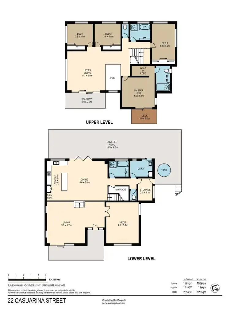 Floorplan of Homely house listing, 22 Casuarina Street, Seventeen Mile Rocks QLD 4073