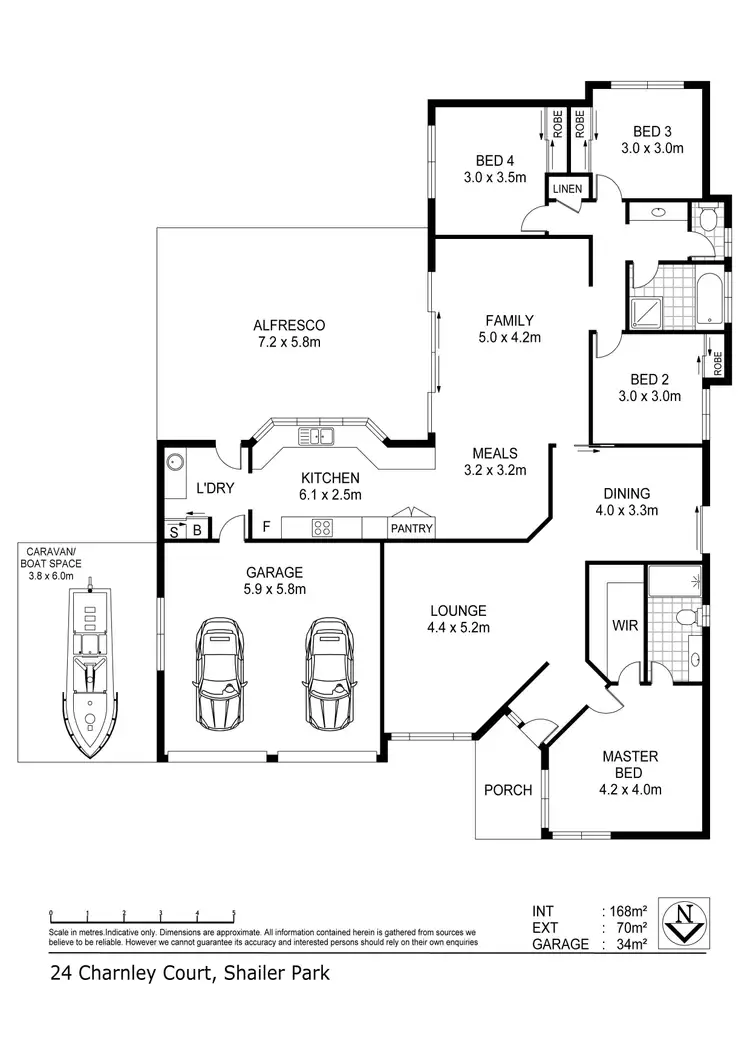 Floorplan of Homely house listing, 24 Charnley Court, Shailer Park QLD 4128