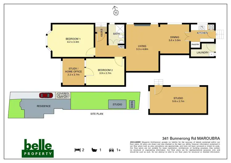 Floorplan of Homely house listing, 341 Bunnerong Road, Maroubra NSW 2035