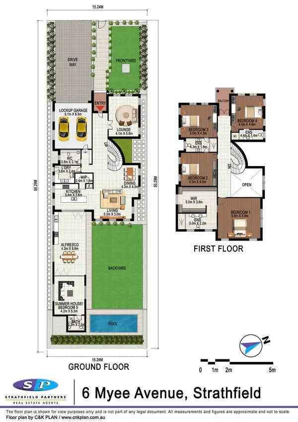 Floorplan of Homely house listing, 6 Myee Avenue, Strathfield NSW 2135