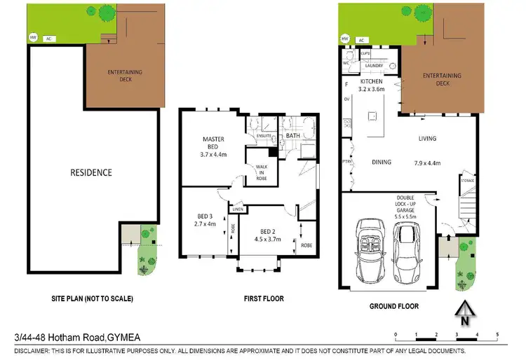 Floorplan of Homely townhouse listing, 3/44-48 Hotham Road, Gymea NSW 2227