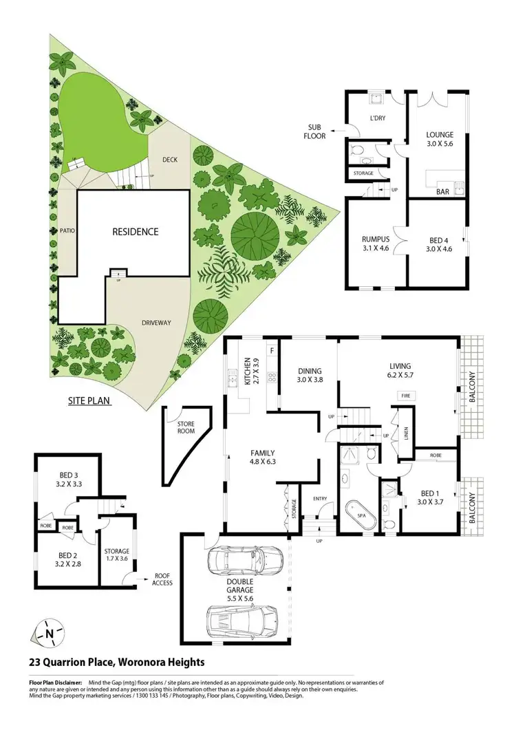Floorplan of Homely house listing, 23 Quarrion Place, Woronora Heights NSW 2233