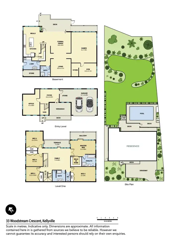 Floorplan of Homely house listing, 33 Woodstream Crescent, Kellyville NSW 2155