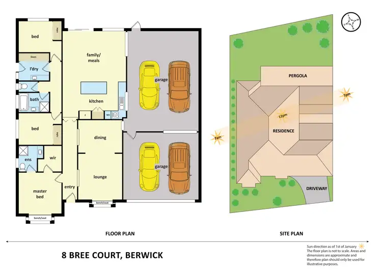 Floorplan of Homely house listing, 8 Bree Court, Berwick VIC 3806