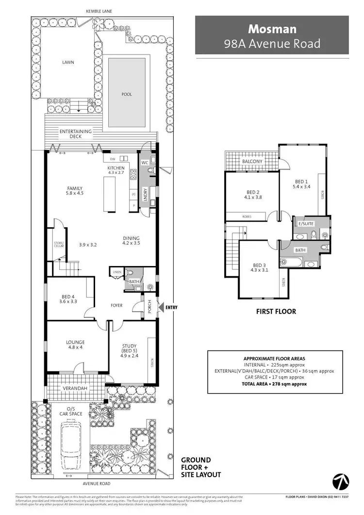 Floorplan of Homely house listing, 98A Avenue Road, Mosman NSW 2088