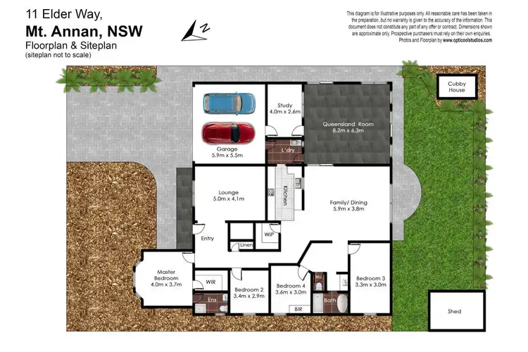 Floorplan of Homely house listing, 11 Elder Way, Mount Annan NSW 2567