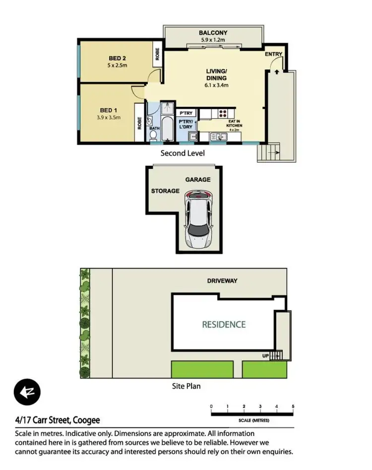 Floorplan of Homely apartment listing, 4/17 Carr Street, Coogee NSW 2034