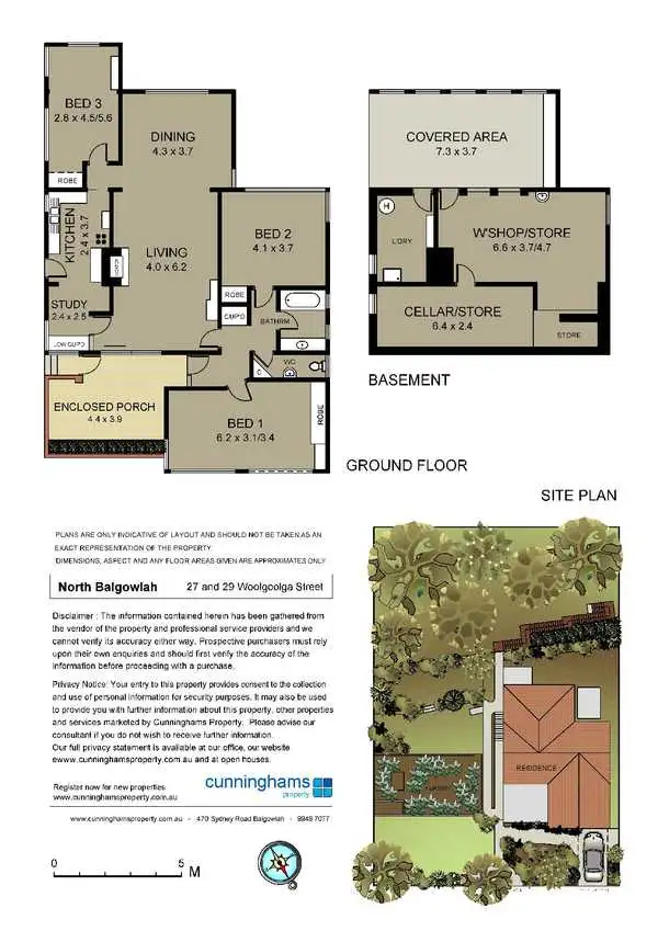 Floorplan of Homely house listing, 27 & 29 Woolgoolga Street, North Balgowlah NSW 2093