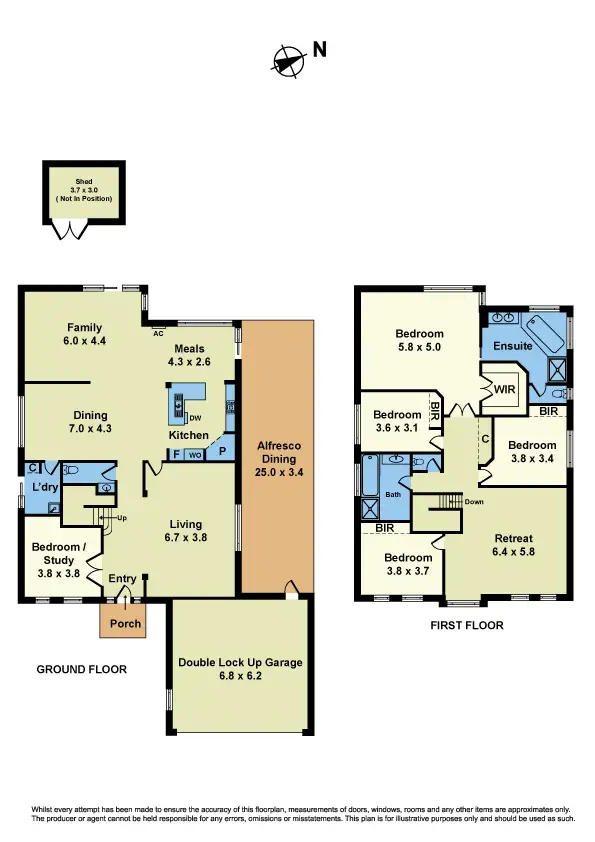 Floorplan of Homely house listing, 2 Eucalyptus Court, Sunshine West VIC 3020