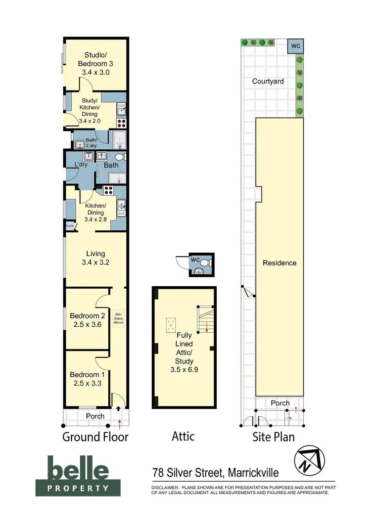 Floorplan of Homely house listing, 78 Silver Street, Marrickville NSW 2204