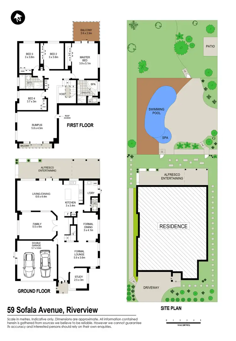 Floorplan of Homely house listing, 59 Sofala Avenue, Riverview NSW 2066