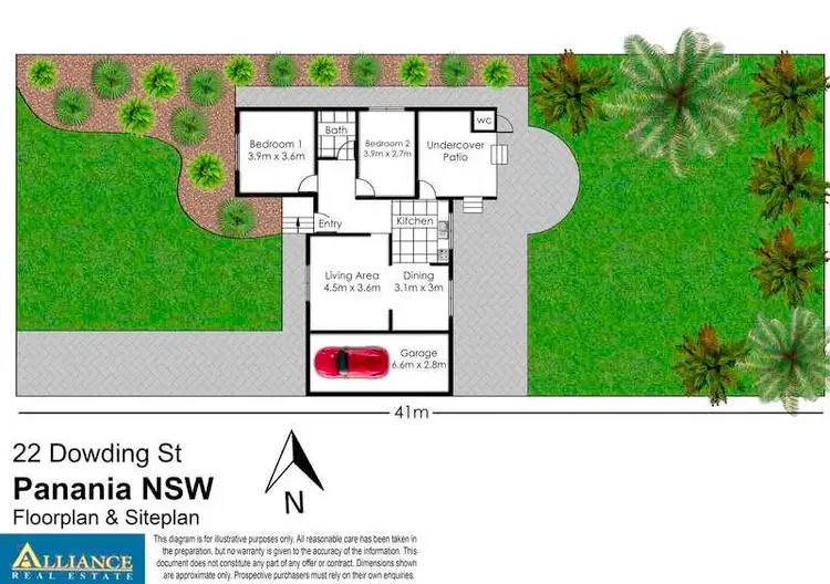 Floorplan of Homely house listing, 22 Dowding Street, Panania NSW 2213