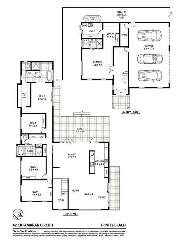 Floorplan of Homely house listing, 47 Catamaran Circuit, Trinity Beach QLD 4879