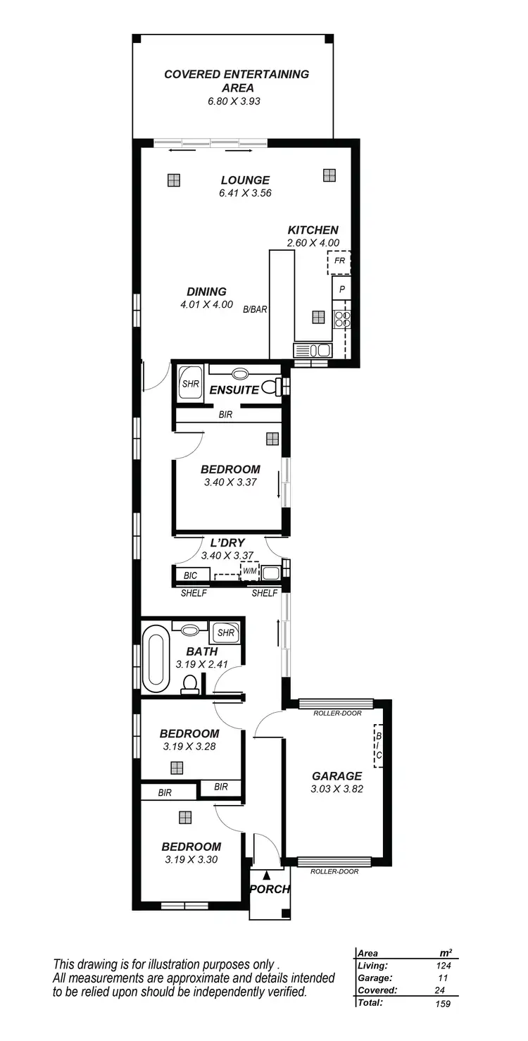 Floorplan of Homely house listing, 286A Hampstead Road, Clearview SA 5085