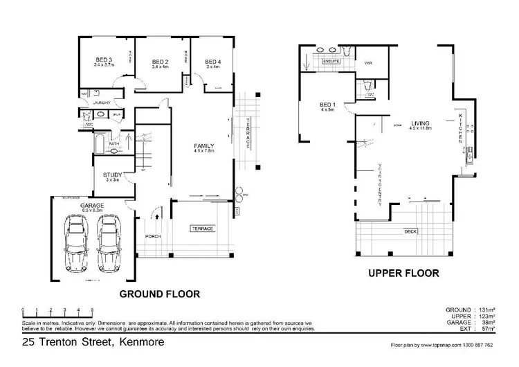Floorplan of Homely house listing, 25 Trenton Street, Kenmore QLD 4069