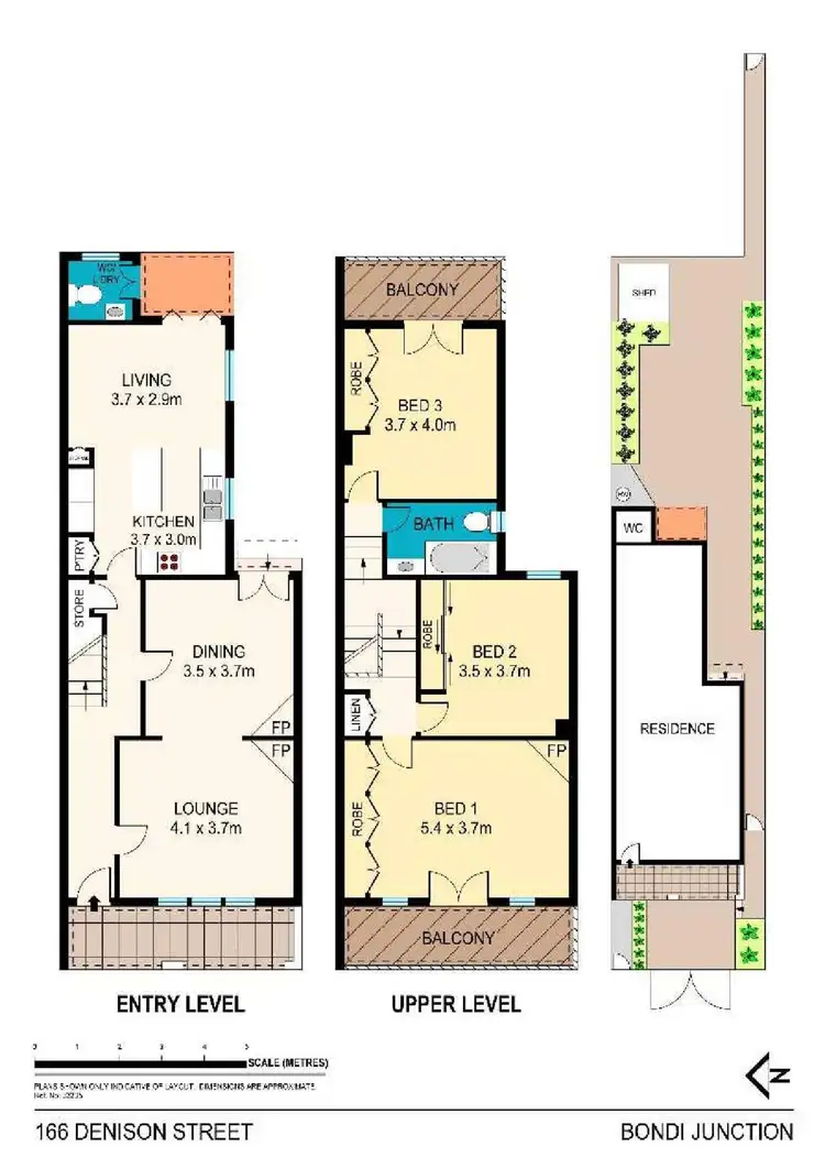 Floorplan of Homely house listing, 166 Denison Street, Queens Park NSW 2022