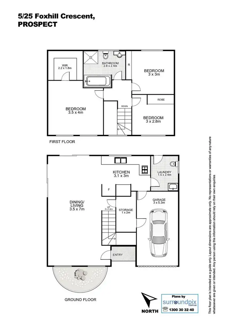 Floorplan of Homely house listing, 5/25 Fox Hills Crescent, Prospect NSW 2148