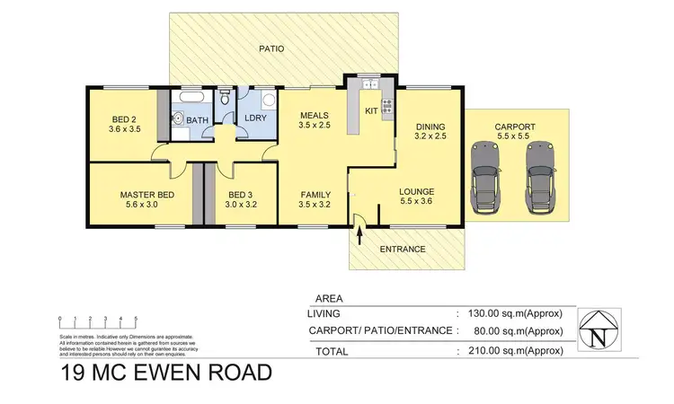 Floorplan of Homely house listing, 19 McEwen Crescent, Wodonga VIC 3690