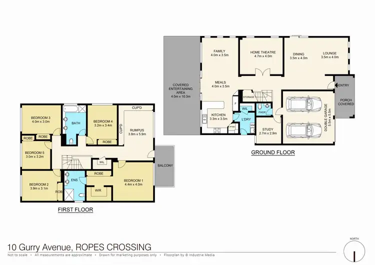 Floorplan of Homely house listing, 10 Gurry Avenue, Ropes Crossing NSW 2760